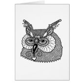 Owl Head Zendoodle (Front)