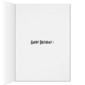 Owl heart love kid's birthday card (Inside (Right))