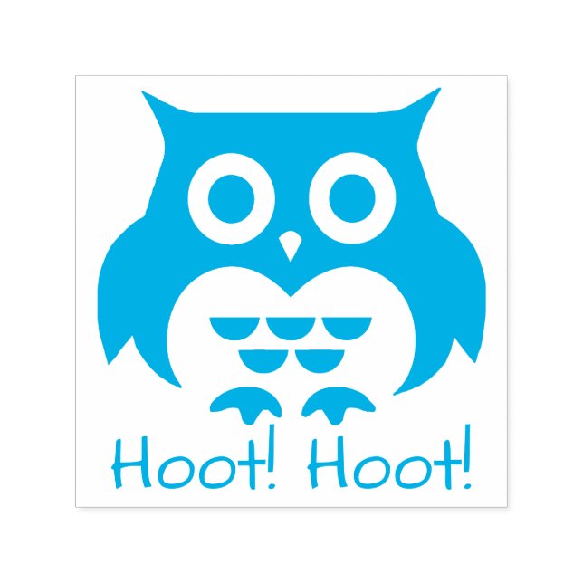 Owl Hoot! Hoot! Self-inking Stamp (Design)