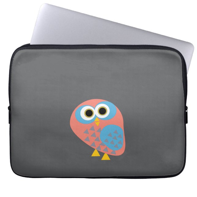 Owl hootie laptop sleeve (Front)
