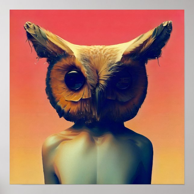 Owl Humanoid Poster (Front)