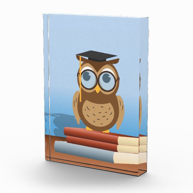 Owl illustration photo block (Right)