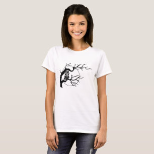Owl In A Tree Women's T Shirt