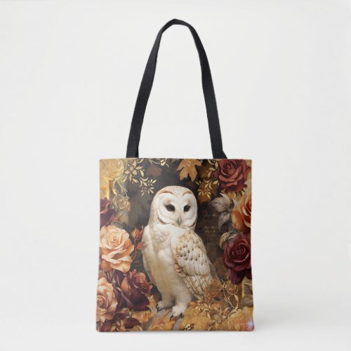 Owl in Autumn Tote Bag