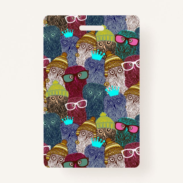 Owl in crown badge (Front)