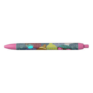 Owl in crown pen