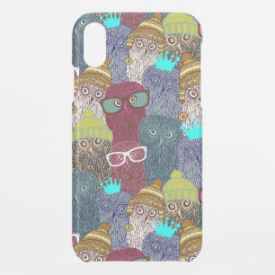 Owl in crown iPhone XR case