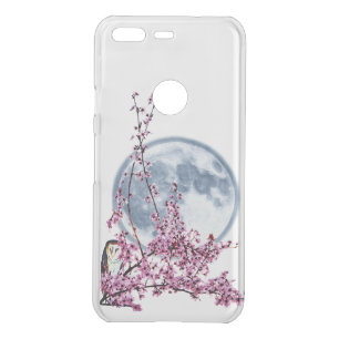 Owl in Plum Tree Uncommon Google Pixel Case