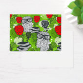 Owl in red roses (Desk)