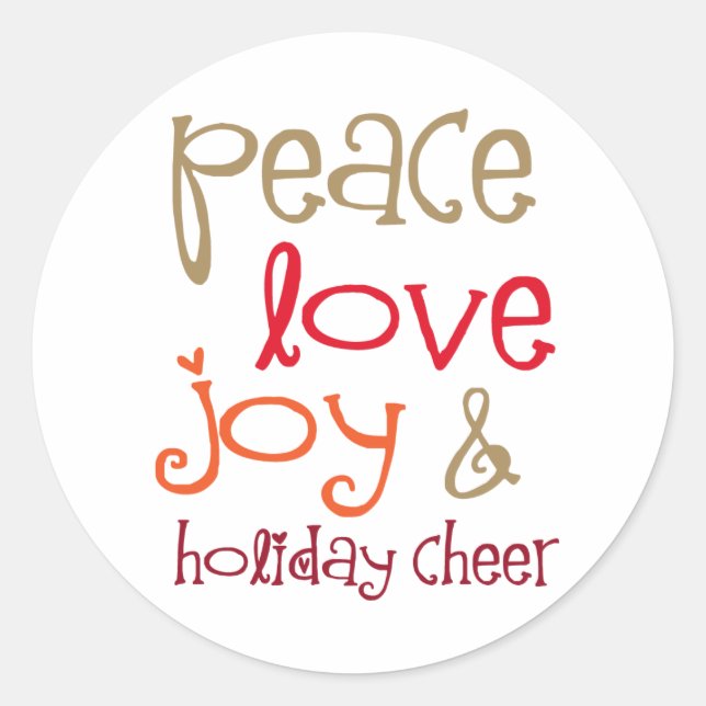 Owl in Santa Hat Classic Round Sticker (Front)