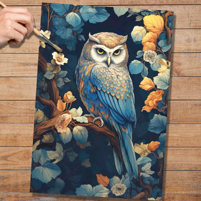 Owl in Tapestry 2 Decoupage Paper (Creator Uploaded)