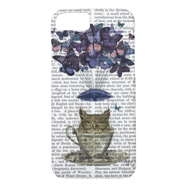 Owl In Teacup Case-Mate iPhone Case (Back)