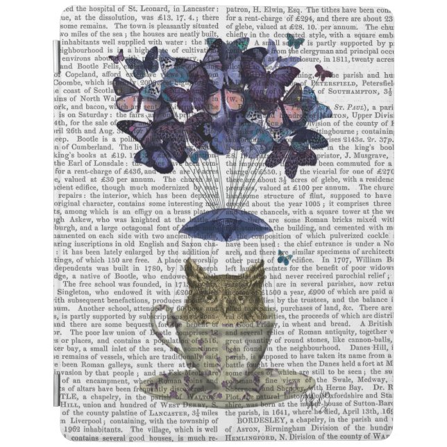Owl In Teacup iPad Air Cover (Front)