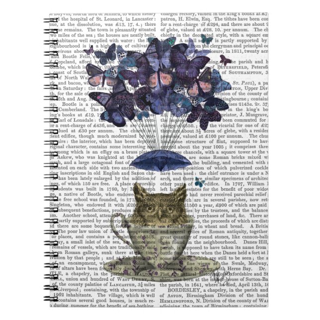 Owl In Teacup Notebook (Front)