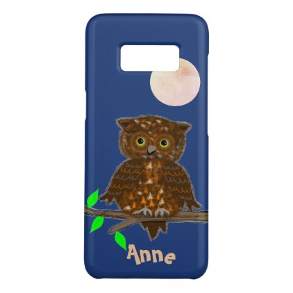 Owl in the Moonlight Case-Mate Samsung Galaxy S8 Case