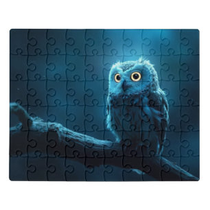 owl in the night jigsaw puzzle
