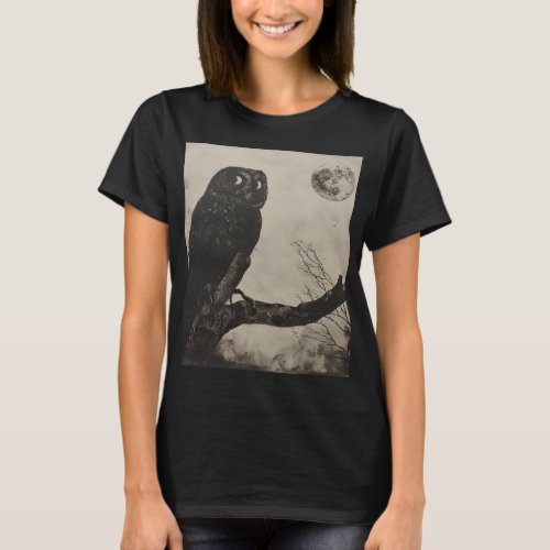 Owl In The Night T_Shirt
