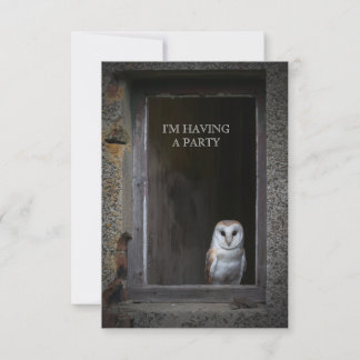 Owl Invitation