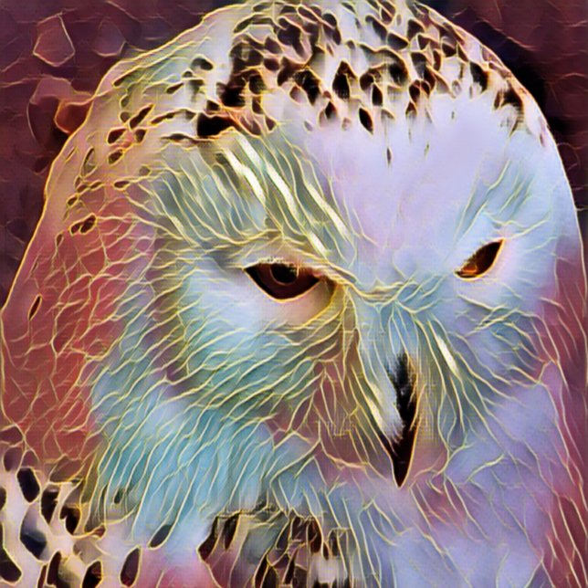 OWL  IPHONE CASE (An art design of a beautiful snowy owl.)