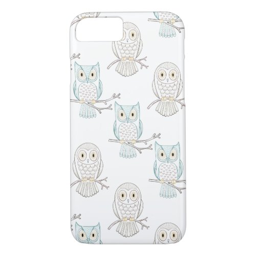 Owl iPhone iPad and Samsung Phone Case