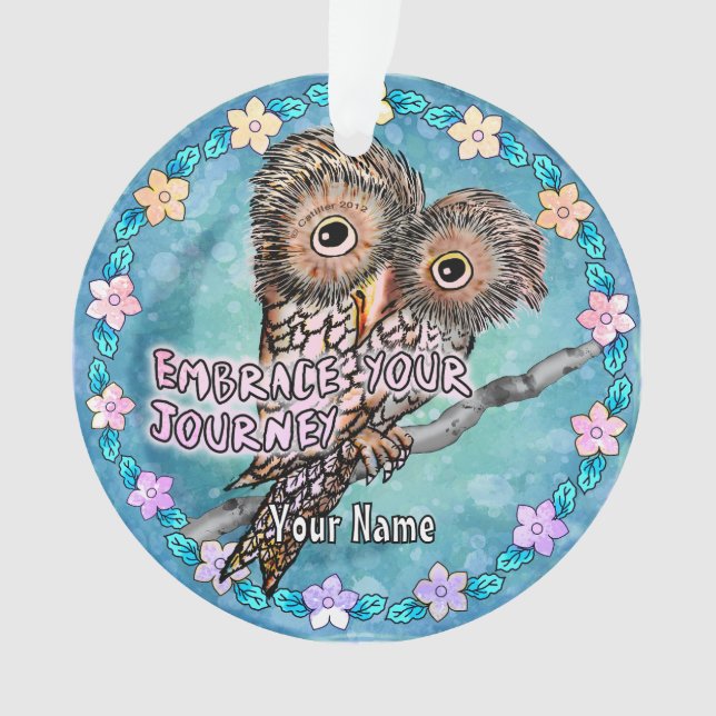 Owl Journey Ornament (Front)