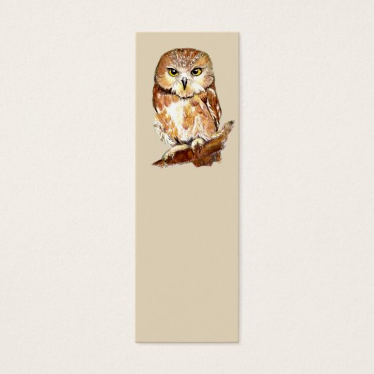 OWL keep your place Fun Bird Bookmark (Front)