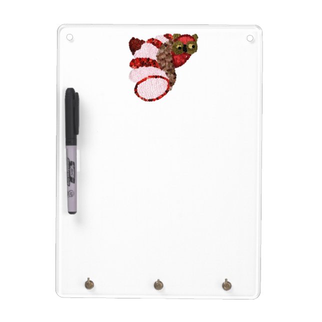 Owl Key Holder Dry Erase Board (Front)
