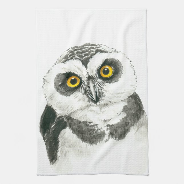 Owl Kitchen Towel (Vertical)