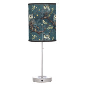 Owl Lamp Shade Moonlit Lampshade Ephemera Print (Back)