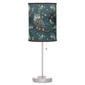 Owl Lamp Shade Moonlit Lampshade Ephemera Print (Left)