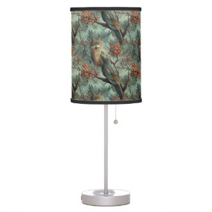 Owl Lamp Shade Night Owl Lampshade Vintage Design
