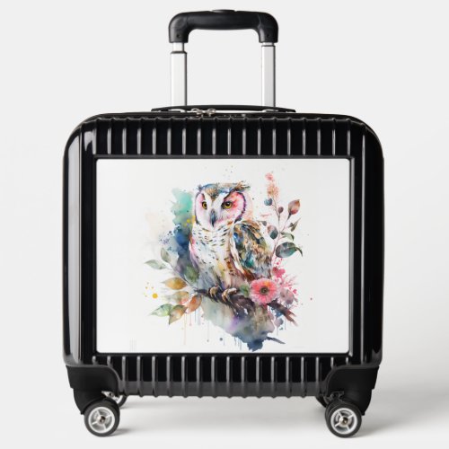 Owl Lamp Shade Watercolor Owl Luggage