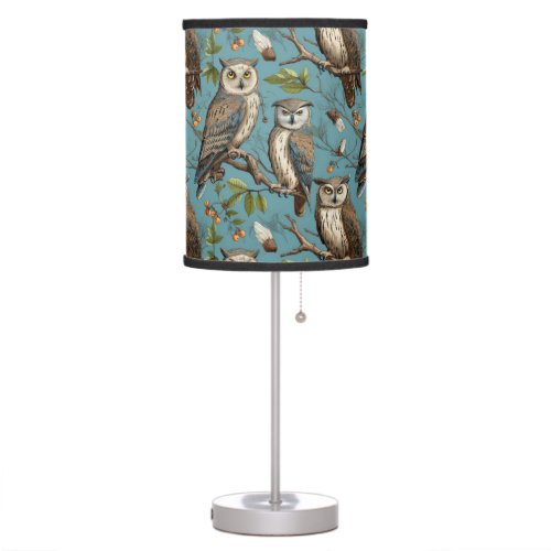 Owl Lamp Shade Whimsical Owl Lampshade Ephemera