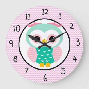 Owl Large Clock