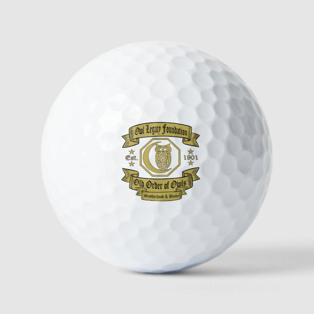 Owl Legacy Foundation Golf Ba Balls (Front)