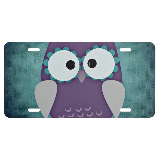 Owl License Plate (Front)