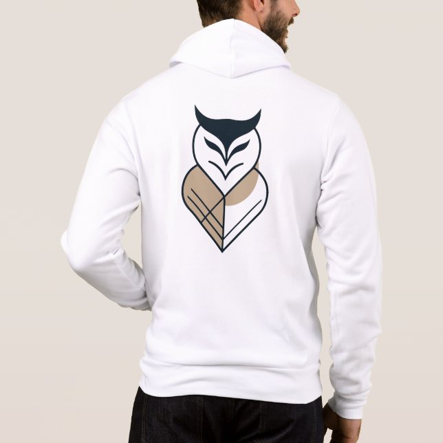 OWL logo geometric design  Hoodie (Back)