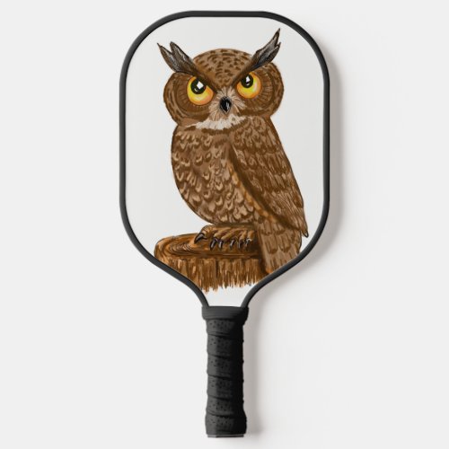 Owl Look whos playing  Pickleball Paddle