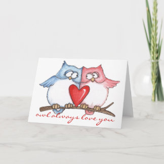 Owl Love - Greeting Card
