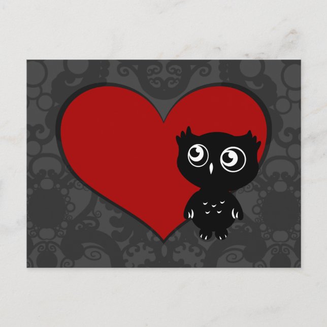 Owl Love III Postcard (Front)