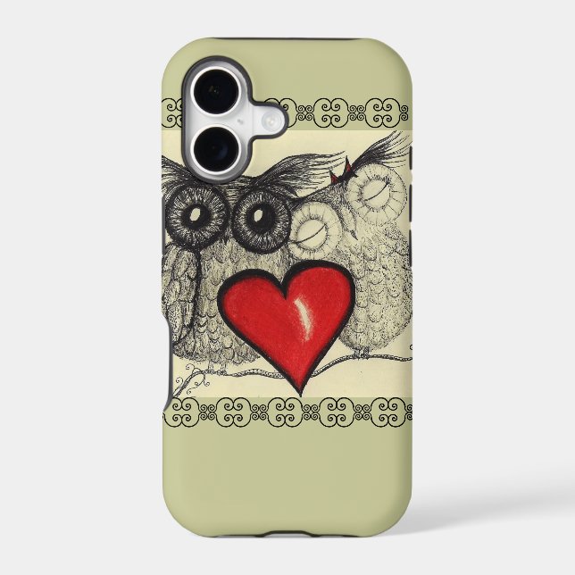 Owl Love - Iphone Case (Back)