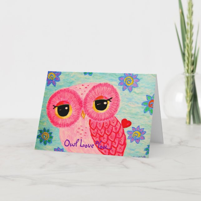 Owl Love You Always Holiday Card (Front)