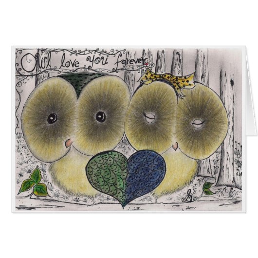 Owl Love You Forever Cards (Front Horizontal)