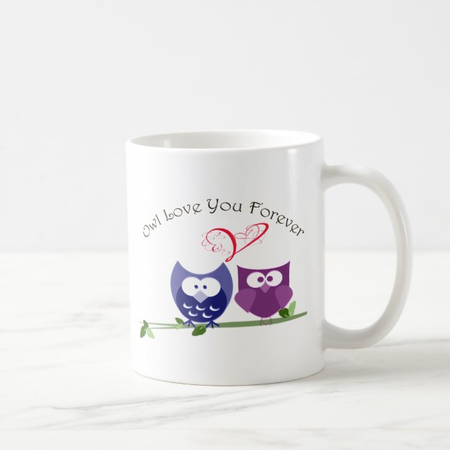 Owl Love You Forever Coffee Mug (Right)