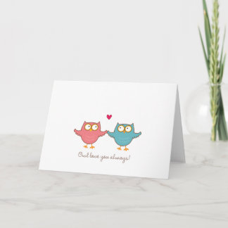owl love you holiday card