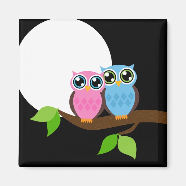 Owl love you magnet (Front)