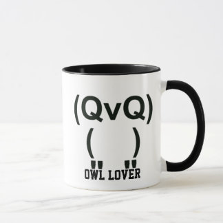 Owl Lover Computer Symbol Mug