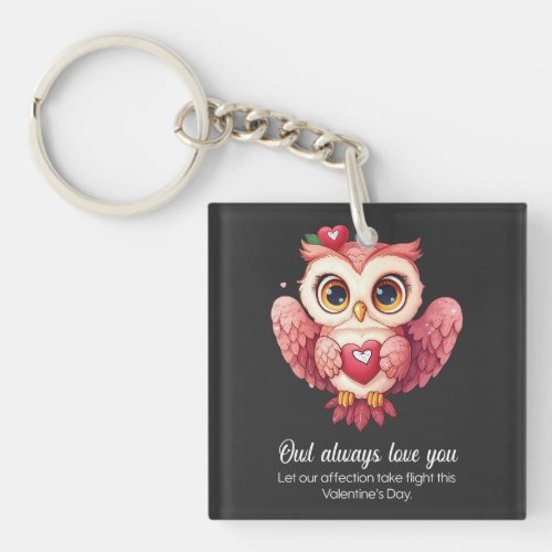 Owl Lovers _ Valentines Day special Keychain