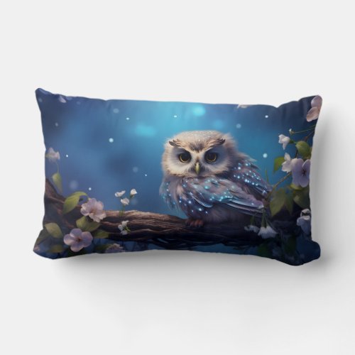 Owl Lumbar Pillow