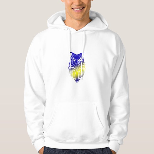 Owl Mark Stylish  Hoodie (Front)